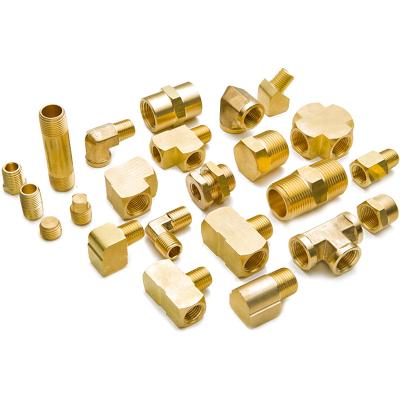 China Wholesale Brass Press Fitting Brass Tube Insert Pipe Tube Brass Plumbing Fittings Tight Joint For Pipe Oil/Water for sale