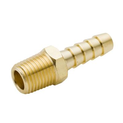 China CA360 Manufacturer's Supply Customized Forged NPT Brass Barb Fitting Male Pipe 1/8 3/4 Male Hose 1/2 Adapter for sale