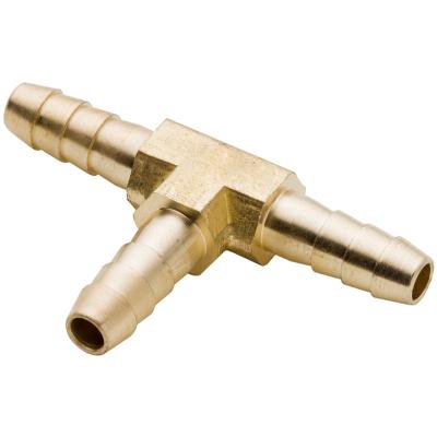 China CA360 Barb Fitting CA360 Brass Pneumatic Pipe Repair Air Fitting Tee Forged Brass Connector for sale