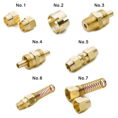 China CA360 Brass Air Brake Fittings 1/2 Elbow Weld Pneumatic Brass Fittings For Copper Pipes for sale