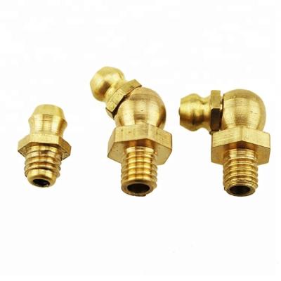 China Inject lubricant into threaded brass zerk grease nozzle bearing hydraulic seal for sale