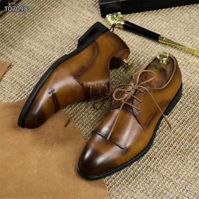 China Deodorization According to the picture customized to create business formal men's real leather shoes high-grade leather outsole for sale