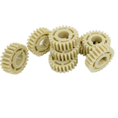 China Hotel Density Gear Spare Parts TONGHONG Good Abrasion Resistance Nylon Plastic Gear Weft Manufacturer for sale