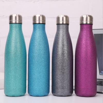 China Hot Business Seller Wholesale 500ML Double Wall Vacuum Insulated Stainless Steel Water Bottle Metal Cola Water Bottle Best Sport Bottle for sale