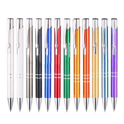 China Promotional Pen Push Action Metal Gift Ballpoint Pens Custom Logo Manufacturers Writing for Promotional for sale