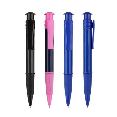 China Custom Cute Stationery Novelty Ball Logo Eco Friendly Pen Sublimation Big Giant Rubber Type in Promotional Gift Plastics Ballpoint Pen for sale