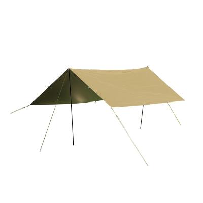 China Newest Design Oxford Fabric Canopy Outdoor Silver Coated Rainproof Sunscreen Multi Person Tent Multi Person Tent for sale