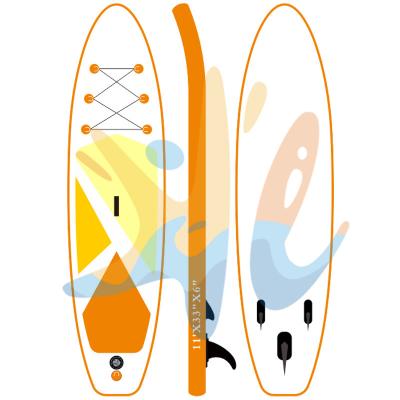 China Factory Wholesale Unisex Inflatable Stand Up Paddle Board Supple Soft /wake Board Paddle Surfboard for sale