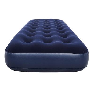 China Quality Price Suitable Inflatable Bed Guaranteed Single Comfortable Flocking Inflatable Air Mattress for sale