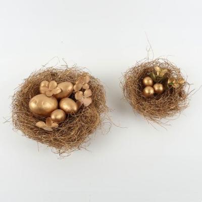 China Europe egg nest with real grass for Easter for sale