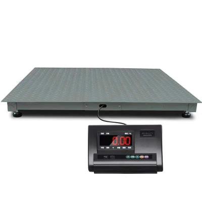 China Weight Function 3 Ton Electronic Digital Platform Scale Floor Scale for sale