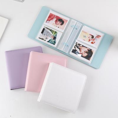 China Instax PU Leather Album Cover Photo Album Cover For Name Card 7s 8 Stickers Photocard 25 50s 3 Inch Mini Photo Album 5 Inch for sale