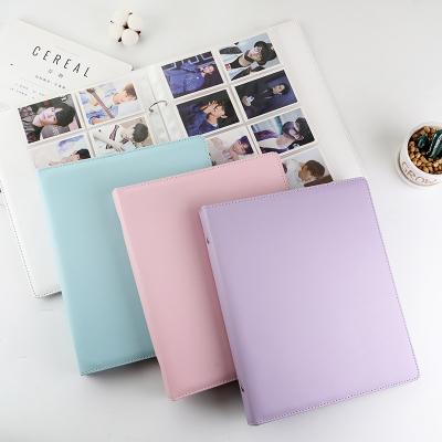 China PU leather album holds 3 inch 5 inch 6 inch photos for Mini Fuji Instax and name card 7s 8 photo album 25 50s for sale