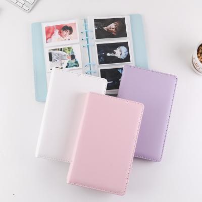 China Pure PU Leather Color Leather Album Holds 150 Pcs Photos For Mini Fuji Instax And Name Card 7s 8 Photo Album 25 50s for sale