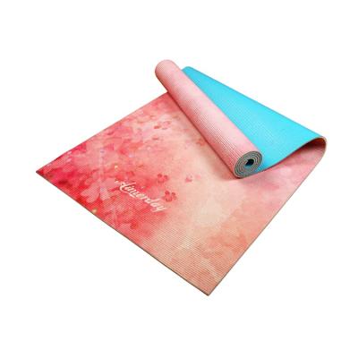 China Durable comfortable best-selling designed anti-slip yoga mat PVC yoga mat 6mm high density yoga mat for sale