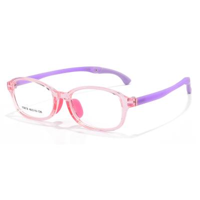 China For Full Flexible Eyeglasses Frame Super Elastic Colorful Ultra Light Blue Light Blocking Glass Frames For Kids for sale