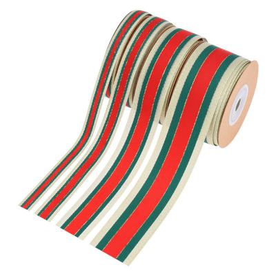 China Changxu Metallic Glitter Fabric Holiday Festival Satin Ribbons (10 yards/roll) 10mm&15mm&25mm&35mm Christmas Viable Ribbons for sale