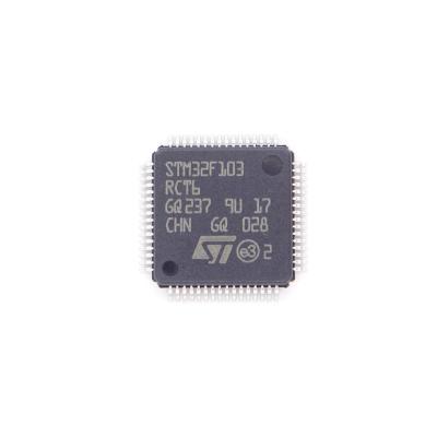 China Original factory standard authentic patch STM32F103RCT6 LQFP64 microcontroller microcontroller chip batch consultation for sale