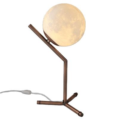 China 15cm/18cm New-designed New Model Touch Table Desk Lamp Lights Led Christmas Gift Children Moon Night Light Stand, Night Lamp Moon for sale