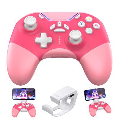 China Supports IOS Android Apple BT Wireless Gamepad With Mobile Phone Bracket +Joysticks Game Controller for sale