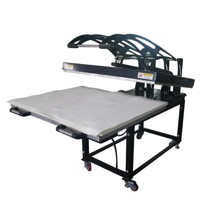 China 80 x 100cm Large Format Digital Heat Press Machine Manual Sublimation Coating Material Making for Fabric T-shirt with CE for sale