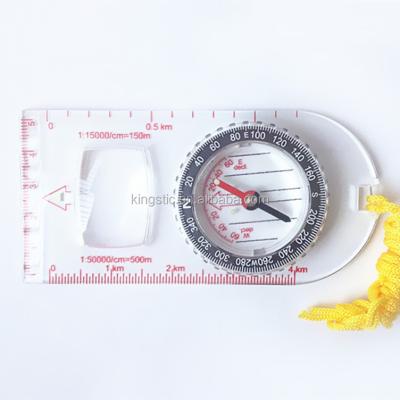 China Pointing Guide Quality Professional Compass with Map Ruler for sale