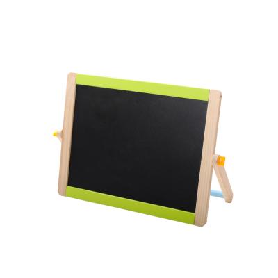 China Kids Learning Playing Wooden Mini Easel Black Board And White Board For Magnetic Chalk Board for sale