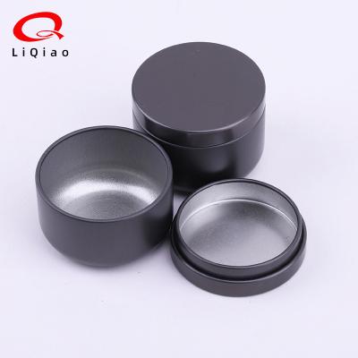 China Metal Can Candle Solid Jar Candy Aromatherapy Perfume Storage Metal Box Cookie Metal Box Rose Tea Tin Can for sale