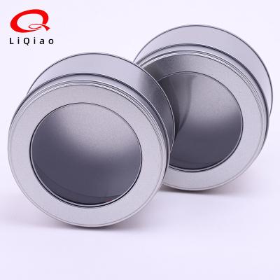 China Portable Storage Recycled Mini Tin Case Round Empty Iron Box Materials For Tea Sugar Candy Box for sale