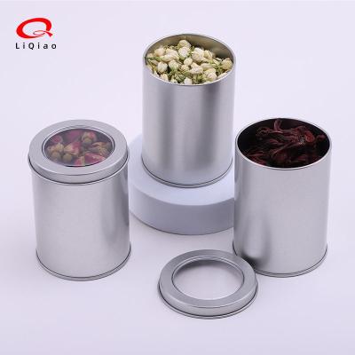 China Food Grade Cookies Cashew Chocolate Tea Container Round Shape Tinplate Jar Support To Trace Custom Metal Tin Box Package for sale