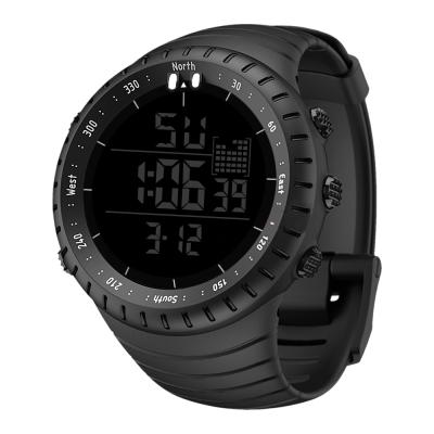 China Alarm Men's Digital Sport Electronic LCD Display Waterproof Outdoor Multifunction Digital Altimeter Watch for sale