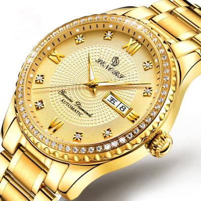 China SENORS Automatic Date Luxury Cheap Mens Automatic Watch Watch 22k Gold” For Men for sale