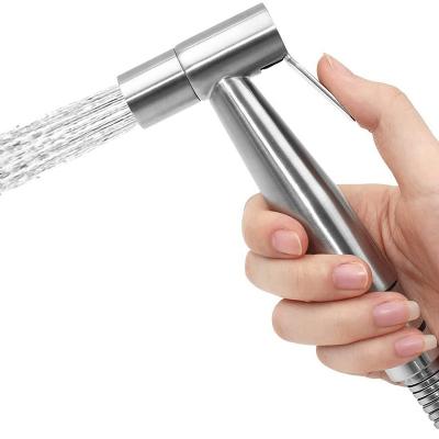 China Portable High Quality 304 Stainless Steel Modern Hand Held Bidetsprayer Shattaf For Toilet for sale