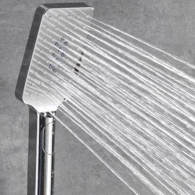 China Without Needle Soft Water Rush Mist Pressurized Handheld Shower Heads 3 Speed ​​Adjustable With Handheld Sprayer for sale