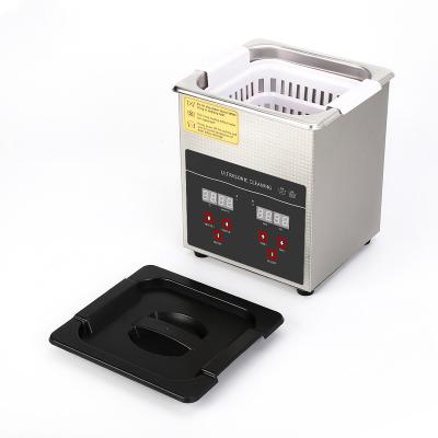 China Professional Hotels Household Countertop 60W 2L Ultrasonic Cleaner Wash Machine for sale