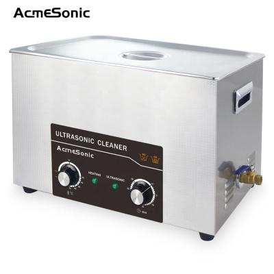 China Hotels Aircraft Parts Ultrasonic Cleaning Machine with Heater Manufacturer Direct Supply 2L 3L 4.5L 6.5L 10L 15L 22L 30L Acmesonic 480W for sale