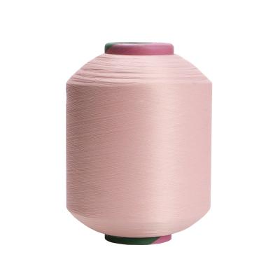 China SCY Eco-friendly Batch Color Coated Yarn 2075 Custom Spandex 3075 4075 Regular Light Pink Knitting Covered Yarn for sale