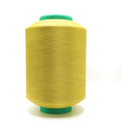 China SCY Eco-friendly Batch Color Coated Yarn 2075 Custom Spandex 3075 4075 Regular Yellow Knitting Covered Yarn for sale