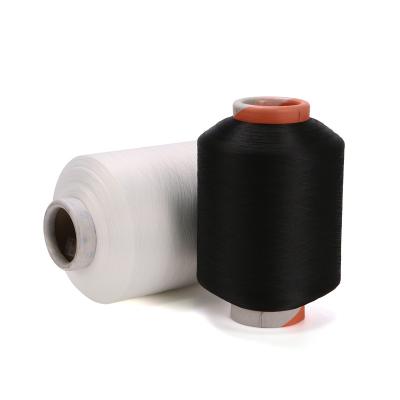 China Core spun yarn 2075/3075/4075 black or white SCY high elastic covered yarn for socks knit fabric for sale