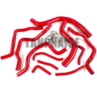 China Automotive High Temperature Hose Fit MITSUBISHI LANCER Evolution EVO 7-8 CT9A 4G63 Silicone Hose Kits for sale