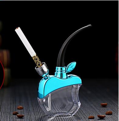 China Zincalloy+ABS/AS Wholesale Mini Hookah Filter Water Pipe Filter Gift Shisha Water Tobacco Cigarette Smoking Pipe for sale