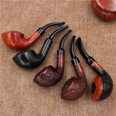 China Quality Wooden Briar Tobacco Pipe Handmade Classic Heather Wood Pipe from Heather good for sale