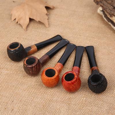 China Heather Wood Smoking Tobacco Straight Man's Pipe Hot-selling Heather Wood Pipe for sale