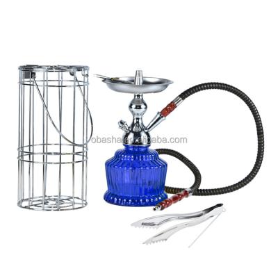 China High Quality Acrylic Glass Bottle Aluminum Shisha Cage Hookah Cage Maya Mini Hookah With Cage for sale