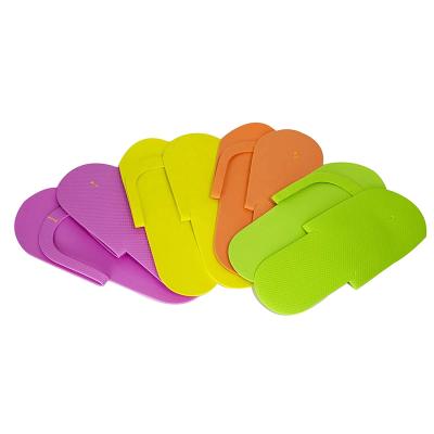 China Women Multi Color Flip Flop Salon Nail Spa Manufacturers Pedicure Wear Resistant Disposable Slippers for sale