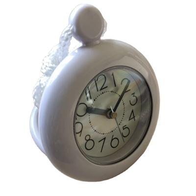 China Antique Style Water Resistant Bathroom Wall Clock with Both Options to Hang or Stand for sale