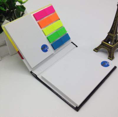 China Promotional Custom Size Self Adhesive PET Plastic Sticky Notes Hard Cover Notepad /pocket sticky notepad for sale