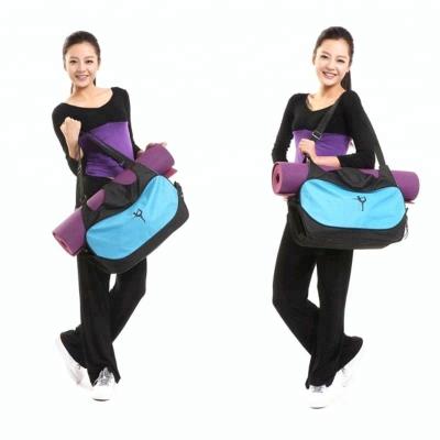 China Fitness bag logo SPORT TOTE DUFFLE, yoga mat carry fitness bag logo, Mat Tote Bags for sale