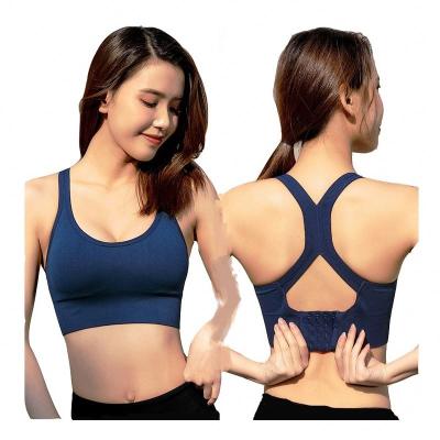 China 1917 Antibacterial Sports Bra Woman Racerback Bra Yoga Top Gym Fitness Sports Bra Shockproof for sale