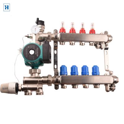 China Modern heating control package and underfloor heating mixing diverse heating system for sale